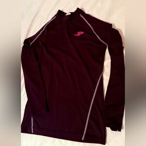 Take 5 black light weight underlayer running shirt